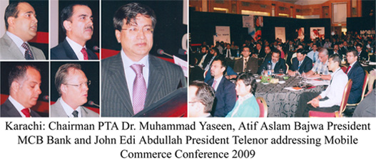 chairman pta and president telenor addressing the conference 