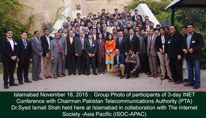 group photo of participants of 3 day INET conference 